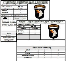 Airborne Character Cards