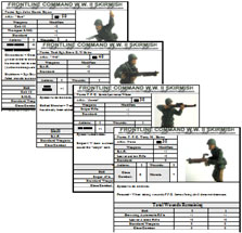 American Infantry Character Cards
