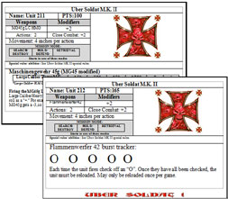 Uber Soldat German M.K. II Character Cards