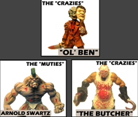 Special Zombie Miniatures
