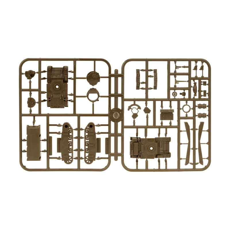 thumbnail image 2 of Flames Of War M3 Stuart Tank – Battlefront Single Sprue, New On Sprue, WWII 2 of 2