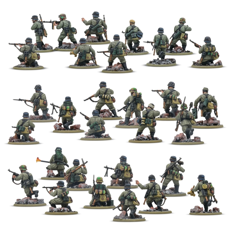 Bolt Action : Fallschirmjäger heavy weapons platoon (winter