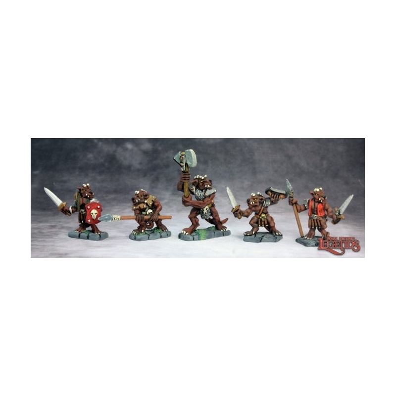Reaper Miniatures Familiar Pack #5 - Unpainted Metal Fantasy Miniatures For RPG & Painting