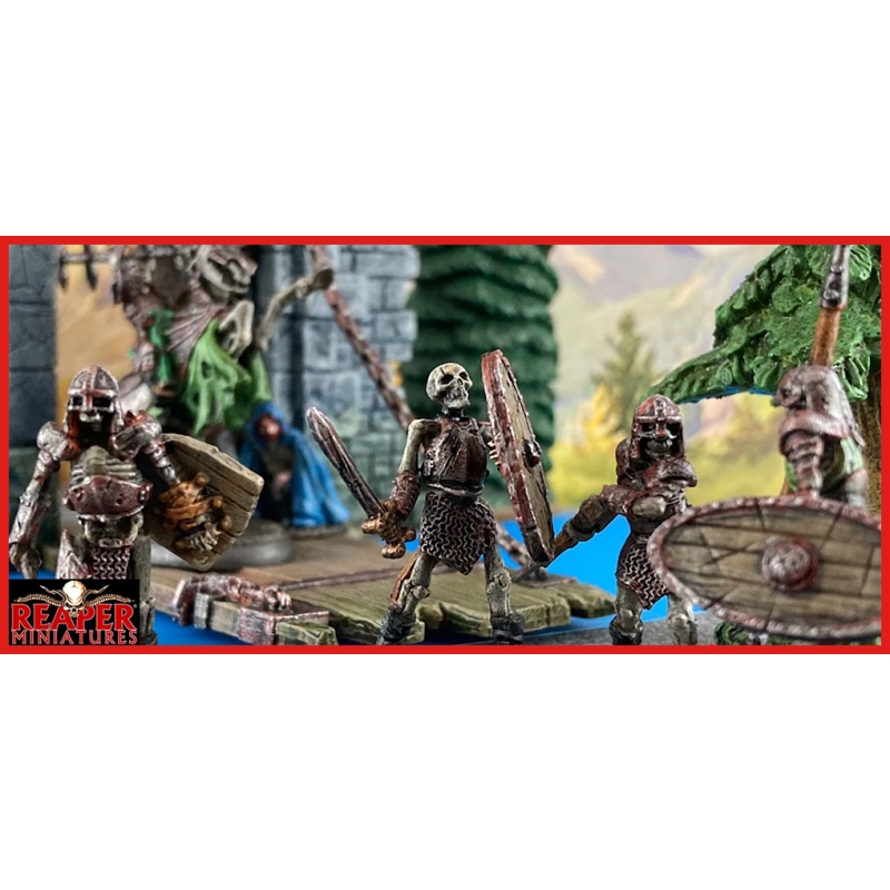 3 Miniaturas Reaper Bones – Espada ANHURIAN (77356) Para Juegos De Rol Y Guerra, Escala Heroica 25mm
