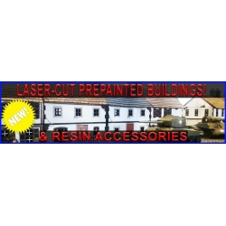 Single Story House 1 Prepainted Laser-cut 28mm Buildings WWII FRONTLINE GAMES