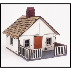 Single Story House 1 Prepainted Laser-cut 28mm Buildings WWII FRONTLINE GAMES