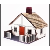 Single Story House 1 Prepainted Laser-cut 28mm Buildings WWII FRONTLINE GAMES