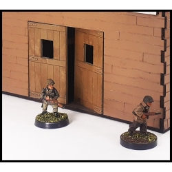 Barn Prepainted Laser-cut 28mm Buildings WWII FRONTLINE GAMES