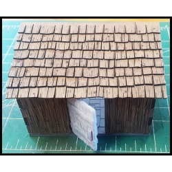 Lean-to Shed Prepainted Laser-cut 28mm Buildings WWII FRONTLINE GAMES