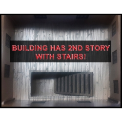 Large Two Story House Prepainted Laser-cut 28mm Buildings WWII FRONTLINE GAMES