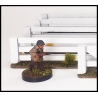 Post Rail Fence Prepainted Laser-cut 28mm models WWII FRONTLINE GAMES