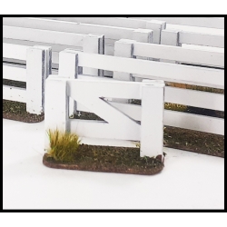 Post Rail Fence Prepainted Laser-cut 28mm models WWII FRONTLINE GAMES