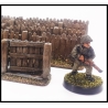 Wooden Fence Resin set 28mm terrain WWII FRONTLINE GAMES