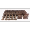 Wooden Fence Resin set 28mm terrain WWII FRONTLINE GAMES