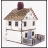 Two Story House 1 Prepainted Laser-cut 28mm Buildings WWII FRONTLINE GAMES