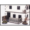 Two Story House 1 Prepainted Laser-cut 28mm Buildings WWII FRONTLINE GAMES