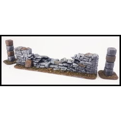 Ruined Stonewall 28mm Terrain WWII FRONTLINE GAMES