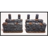 Half Stonewalls Set 28mm Terrain WWII FRONTLINE GAMES