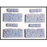 Half Stonewalls Set 28mm Terrain WWII FRONTLINE GAMES