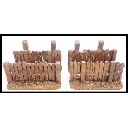 Wood Half Fences Set 28mm Terrain WWII FRONTLINE GAMES