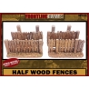 Wood Half Fences Set 28mm Terrain WWII FRONTLINE GAMES
