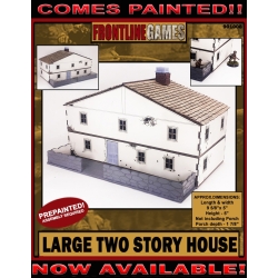 Large Two Story House Prepainted Laser-cut 28mm Buildings WWII FRONTLINE GAMES