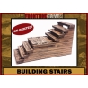 Building Stairs upgrade Prepainted Laser-cut for 28mm Buildings WWII FRONTLINE GAMES