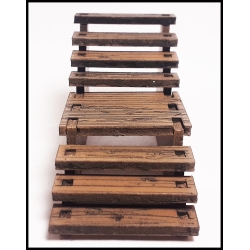 Building Stairs upgrade Prepainted Laser-cut for 28mm Buildings WWII FRONTLINE GAMES