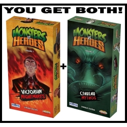 Monsters vs. Heroes: Vol 1 & 2 Victorian Nightmares + Cthulhu Mythos! ARES GAMES