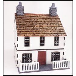Row House Building 2 Prepainted Laser-cut 28mm Buildings WWII FRONTLINE GAMES