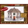 Row House Corner Building 1 Prepainted Laser-cut 28mm Buildings WWII FRONTLINE GAMES