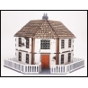 Row House Corner Building 1 Prepainted Laser-cut 28mm Buildings WWII FRONTLINE GAMES