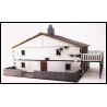 Large Two Story House w/Balcony Prepainted Laser-cut 28mm Buildings WWII FRONTLINE GAMES