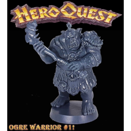 OGRE WARRIOR 2 28mm RPG miniatures AGAINST THE OGRE HODE HEROQUEST