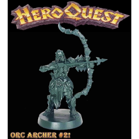 ORC ARCHER 1 28mm RPG miniatures AGAINST THE OGRE HORDE HEROQUEST