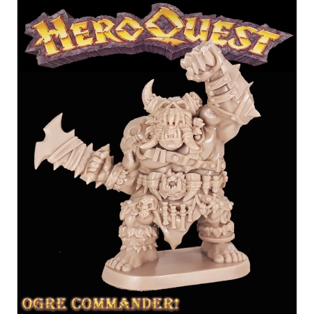 OGRE COMMANDER 28mm RPG miniatures AGAINST THE OGRE HORDE HEROQUEST