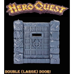 DOUBLE (LARGE) DOOR 28mm RPG miniatures AGAINST THE OGRE HORDE HEROQUEST