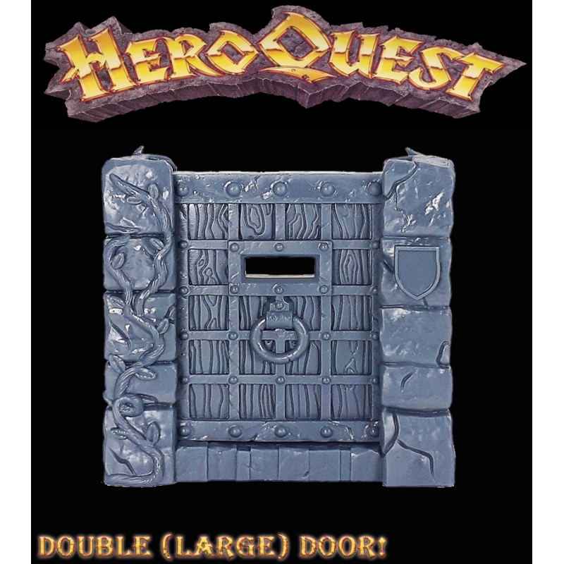 DOUBLE (LARGE) DOOR 28mm RPG miniatures AGAINST THE OGRE HORDE HEROQUEST