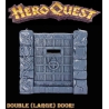DOUBLE (LARGE) DOOR 28mm RPG miniatures AGAINST THE OGRE HORDE HEROQUEST