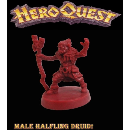 MALE HALFLING DRUID 28mm RPG miniatures AGAINST THE OGRE HORDE HEROQUEST