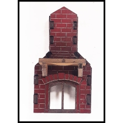 The Shack w/garden & accessories Prepainted Laser-cut 28mm Buildings WWII FRONTLINE GAMES