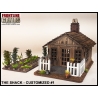The Shack w/garden & accessories Prepainted Laser-cut 28mm Buildings WWII FRONTLINE GAMES
