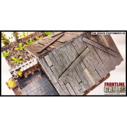 The Shack w/garden & accessories Prepainted Laser-cut 28mm Buildings WWII FRONTLINE GAMES