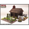 The Shack w/garden & accessories Prepainted Laser-cut 28mm Buildings WWII FRONTLINE GAMES