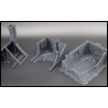 Ruined 3 Story House 28mm Buildings WWII RESIN PRINTED