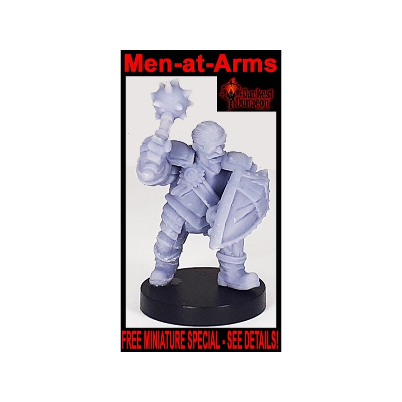 RPG PROMO Men-At-Arms 28mm RPG miniatures  (FREE w/Purchase for every $25 of RPG Miniatures - SEE DETAILS) DARKEST DUNGEON