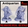 RPG PROMO Antiquarian 28mm RPG miniatures  (FREE w/Purchase for every $25 of RPG Miniatures - SEE DETAILS) DARKEST DUNGEON