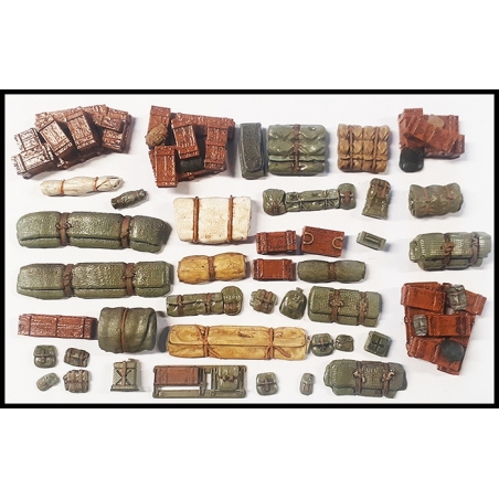 TANK ACCESSORIES - VEHICLE STOWAGE 28mm W.W.II BATTLE E-FECTS FRONTLINE GAMES