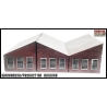 Factory Warehouse Distribution Building Pre painted Laser cut 28mm WWII FRONTLINE GAMES