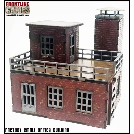 Factory Office Building Pre painted Laser cut  28mm WWII FRONTLINE GAMES